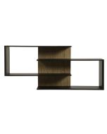 Étagère murale en frêne et métal - Lazare