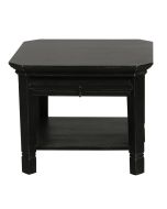 Bout de canapé noir en bois - Bruges