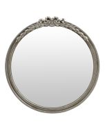 Miroir rond Louis XV argenté - Les Miroirs d'Interior's
