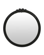 Miroir rond Louis XV noir - Les Miroirs d'Interior's