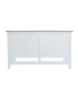 Tête de lit 160 cm en pin massif et plateau en frêne massif - Esquisse