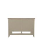 Tête de lit 160 cm en pin gris plûme vieilli et plateau en frêne massif - Esquisse