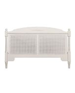 Tête de lit 160 cm blanche en bois - Gustavien