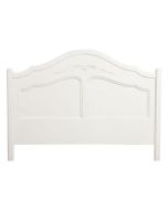 Tête de lit 160 cm blanche en bois - Lubéron