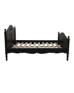 Lit 140x190 en bois noir - Romance