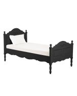Lit enfant 90x190 en bois noir - Romance