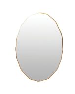 Miroir ovale irrégulier 100x70 cm