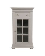 Meuble de rangement vitré gris - Harmonie