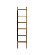 Échelle de bibliothèque en épicéa massif blanc vieilli - Natural