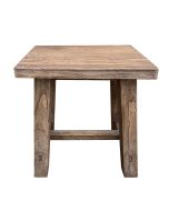Tabouret en orme recyclé - Origine