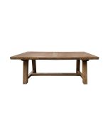 Table rectangulaire 6 personnes en orme recyclé - Origine