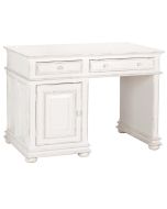 Bureau demi-ministre blanc 1 tiroir - Harmonie