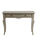 Console gris fumé en pin 2 tiroirs