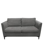 Canapé 2 places fixe en tissu gris - Wexford