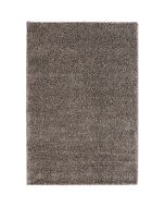 Tapis à poils mi-longs marron glacé 120x170 - Cirrus