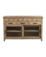 Meuble de mercerie en bois massif - Initiale