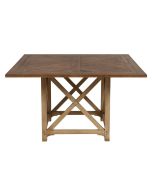 Table carrée en épicéa massif 6 à 8 personnes - Vénitiennes