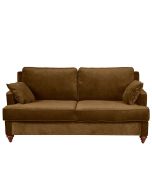 Canapé 2 places convertible couchage quotidien en tissu bronze - Picadilly