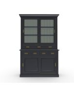 Buffet 2 portes vitrées noir - Rhode Island