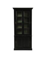 Vitrine 2 portes noire - Rhode Island