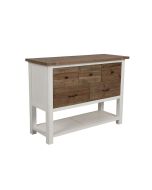Commode 5 tiroirs en bois recyclé - Rivages
