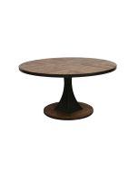 Table à manger ronde industrielle D150 cm - Manufacture