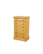 Commode chiffonnier 6 tiroirs en épicéa - Natural