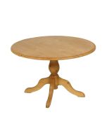 Table ronde extensible en épicéa naturel ciré 4 à 8 personnes - Natural