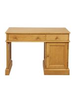 Bureau demi-ministre en épicéa naturel ciré - Natural