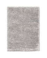 Tapis à poils longs gris clair 200x290cm - Céleste