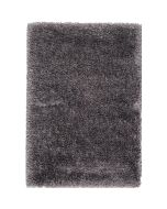 Tapis à poils longs gris brun 160x230cm - Céleste
