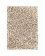 Tapis à poils longs beige foncé 160x230cm - Céleste