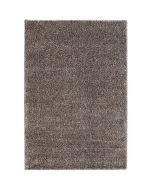 Tapis à poils mi-longs marron glacé 160x230cm - Cirrus