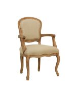 Fauteuil en chêne massif - Camille