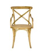 Fauteuil bistrot en bouleau massif