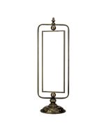 Miroir pivotant en métal doré