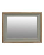 Miroir rectangulaire en pin massif et contour en frêne massif - Esquisse