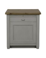 Meuble de cuisine pour lave-vaisselle en pin gris perle - Brocante