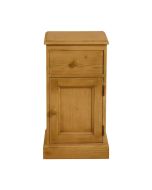 Table de chevet en épicéa massif naturel ciré - Natural