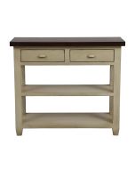 Console 2 tiroirs en pin massif - Brocante