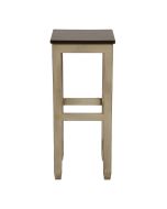 Tabouret haut en pin massif - Brocante