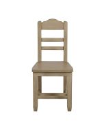 Chaise en pin massif - Brocante