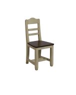 Chaise campagne en pin massif - Brocante