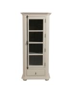 Vitrine 1 porte blanche - Bruges