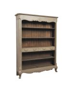 Bibliothèque 2 tiroirs en pin massif - Château