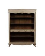 Bibliothèque 2 tiroirs en pin massif - Château