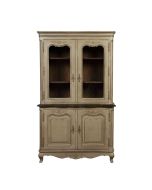 Buffet vaisselier 2 portes vitrées en pin - Château