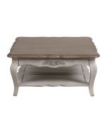 Table basse carrée en pin massif - Château