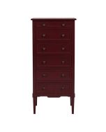 Commode chiffonnier Louis XVI lin de vin