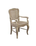 Fauteuil Louis XV en pin massif - Château